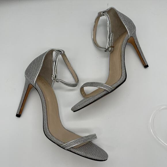 Raye X Revolve Kalene Heel - Silver - 10 - Picture 1 of 13